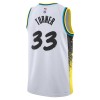 Camiseta Hombre NBA Indiana Pacers Myles Turner 2024-25 Nike City Edition Blanco Swingman